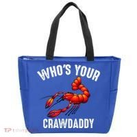 Cool Who's Your Crawdaddy Funny Crawdad Lobster Lover Gift Tote Bag thumb 0