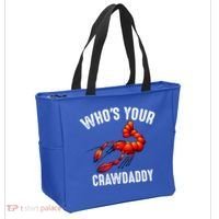 Cool Who's Your Crawdaddy Funny Crawdad Lobster Lover Gift Tote Bag thumb 2