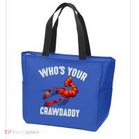 Cool Who's Your Crawdaddy Funny Crawdad Lobster Lover Gift Tote Bag thumb 3