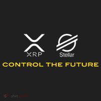 Cryptocurrency Xrp Xlm Coin Control The Future Women's Sweatshirt thumb 2