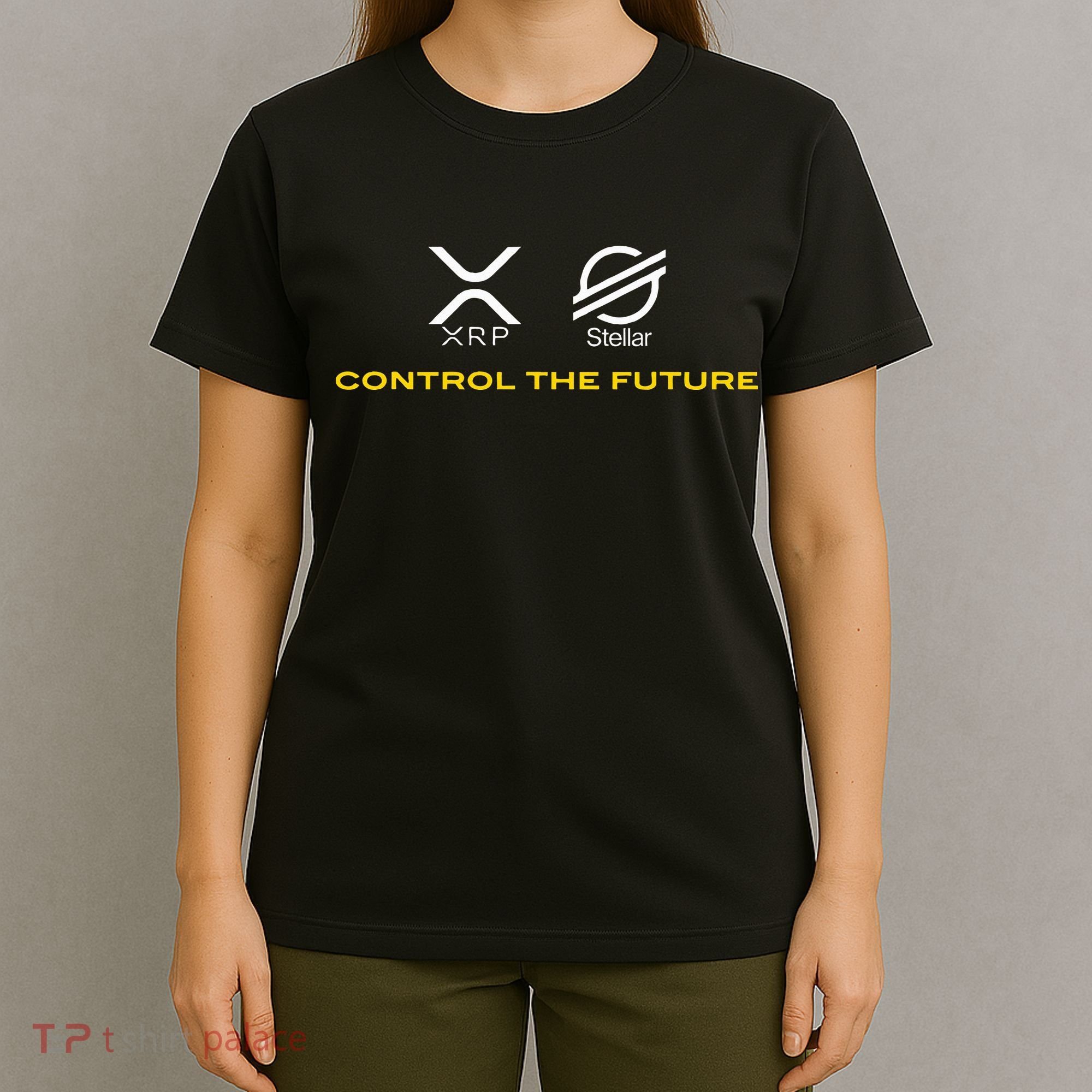 Cryptocurrency Xrp Xlm Coin Control The Future T-Shirt