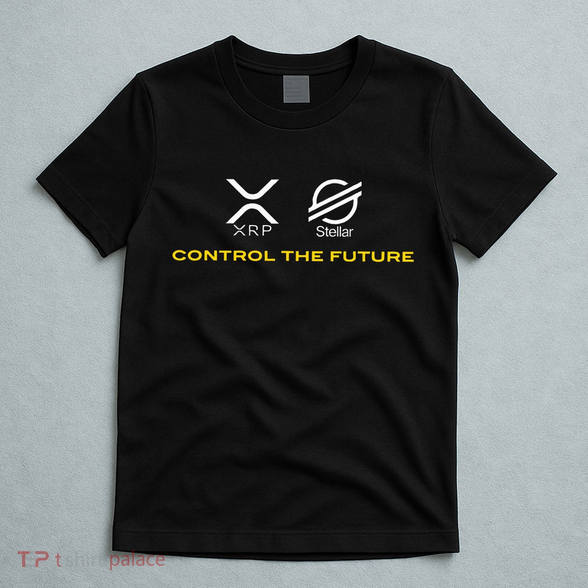 Cryptocurrency Xrp Xlm Coin Control The Future T-Shirt
