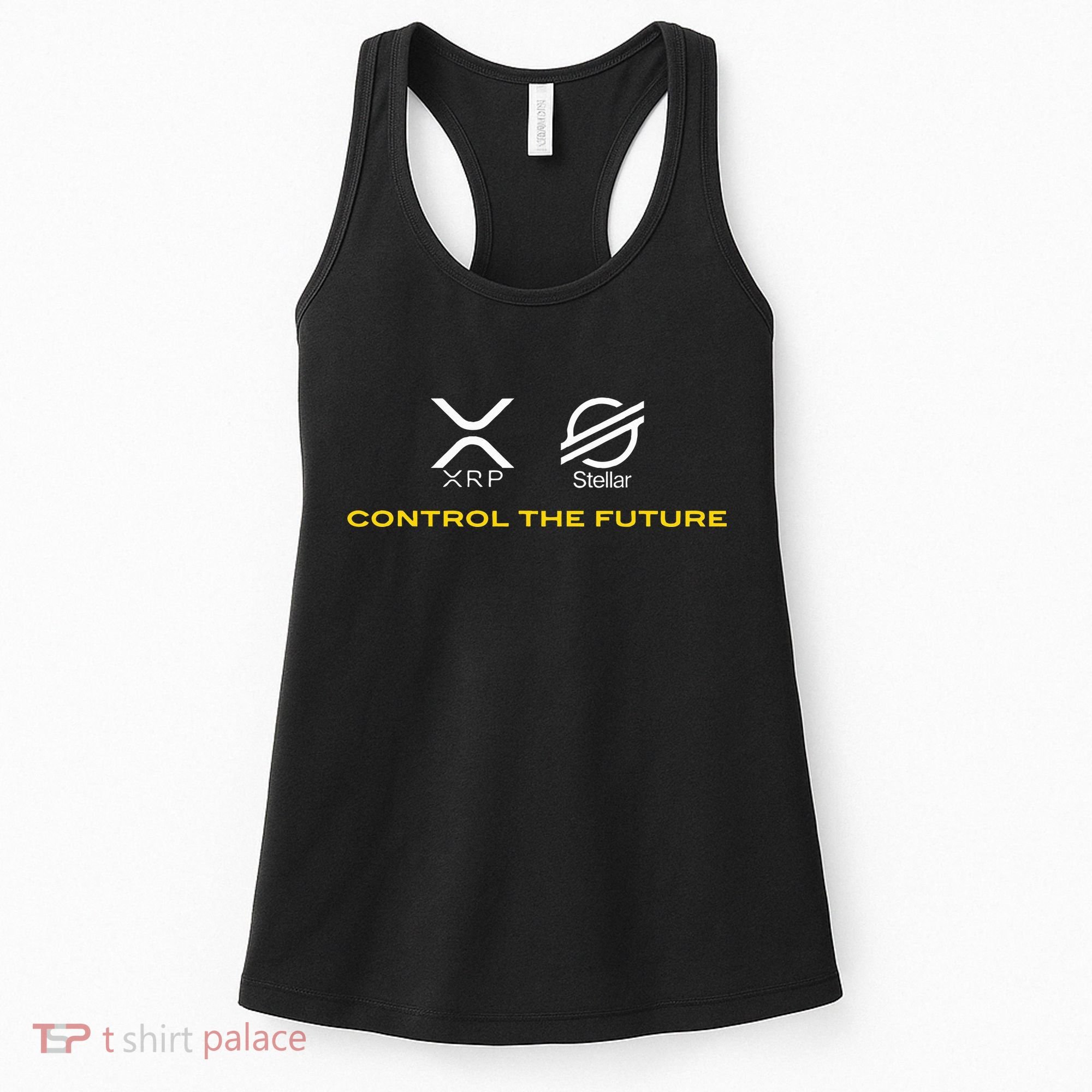 Cryptocurrency Xrp Xlm Coin Control The Future Women's Tank Top