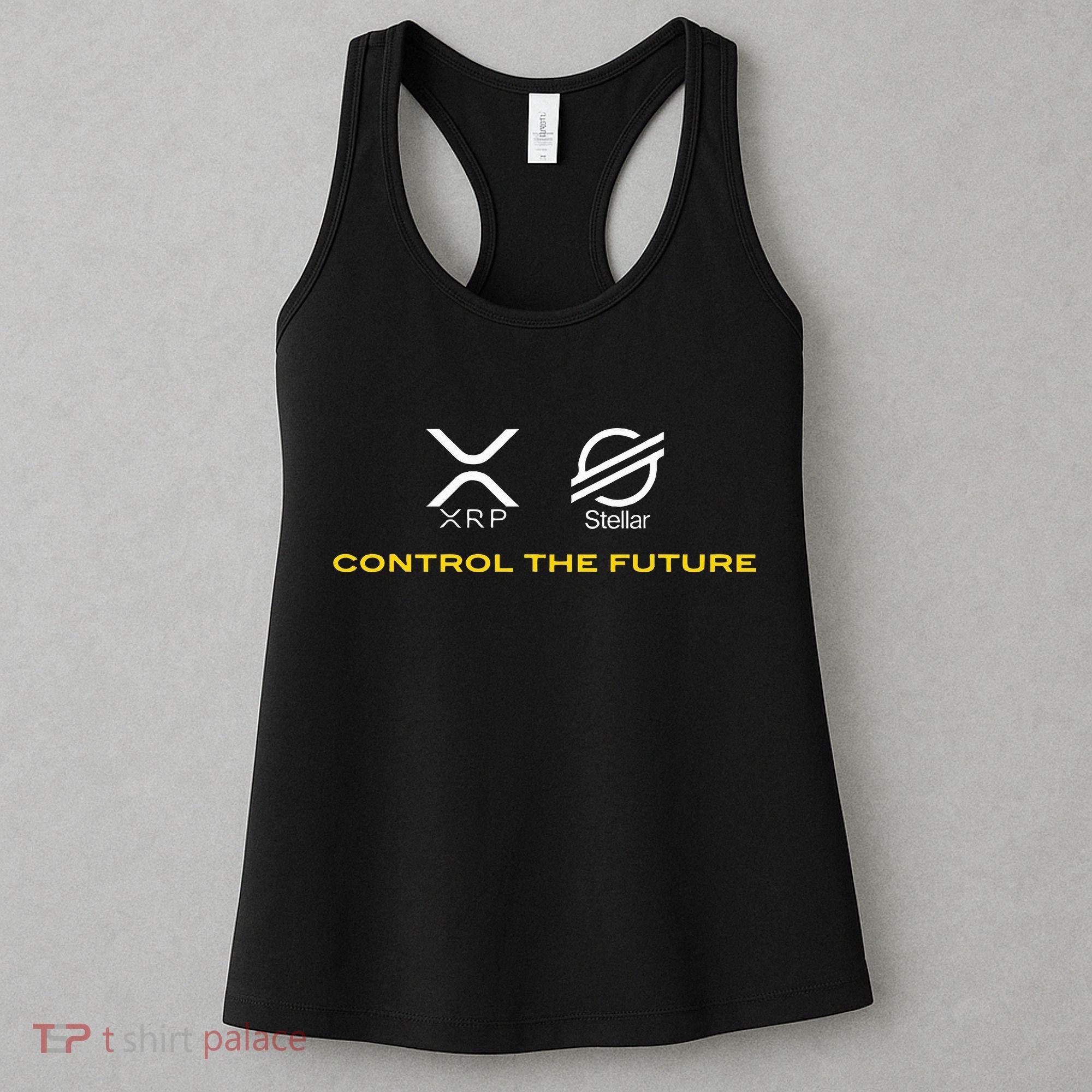 Cryptocurrency Xrp Xlm Coin Control The Future Women's Tank Top