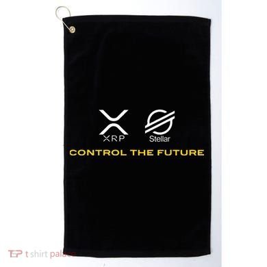 Cryptocurrency Xrp Xlm Coin Control The Future Golf Towel
