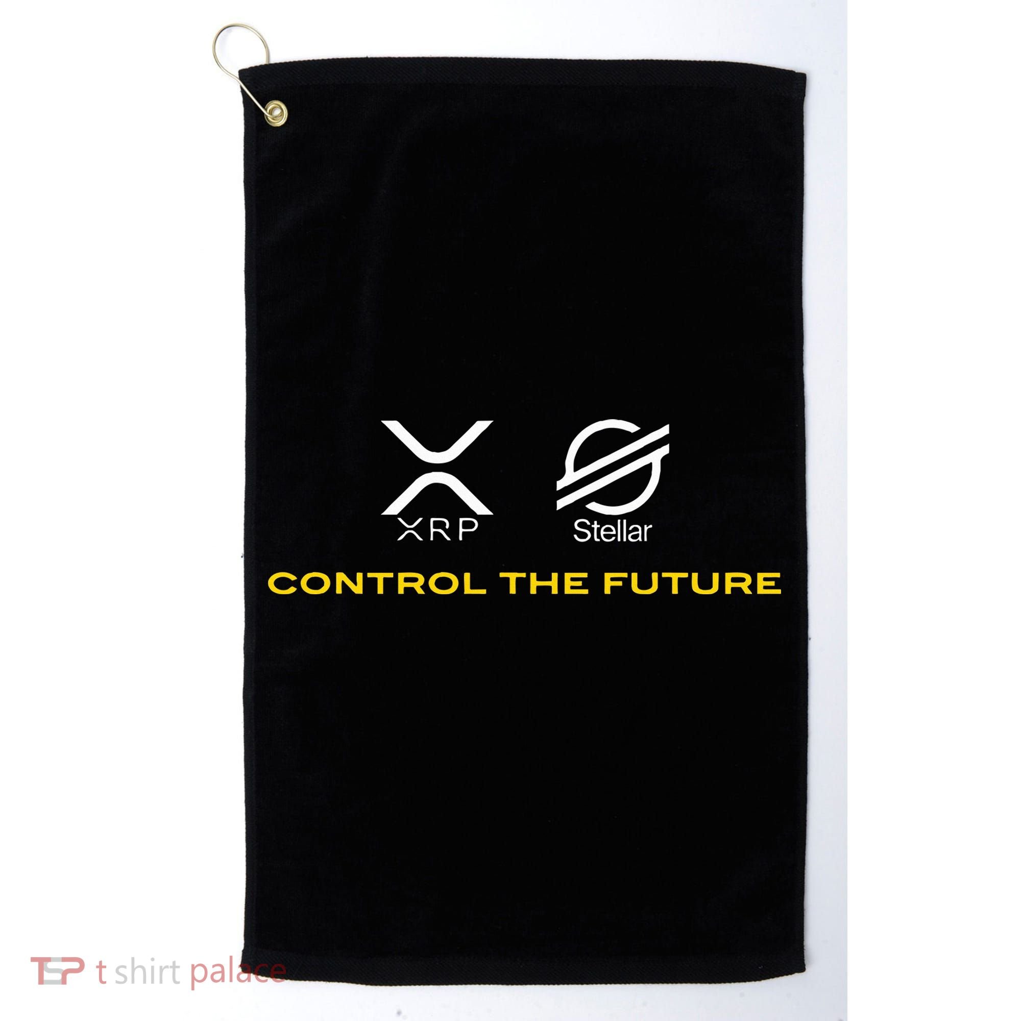 Cryptocurrency Xrp Xlm Coin Control The Future Golf Towel