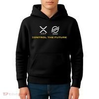 Cryptocurrency Xrp Xlm Coin Control The Future Kids Hoodie thumb 4