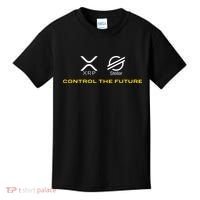 Cryptocurrency Xrp Xlm Coin Control The Future Kids T-Shirt thumb 0