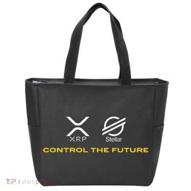 Cryptocurrency Xrp Xlm Coin Control The Future Tote Bag
