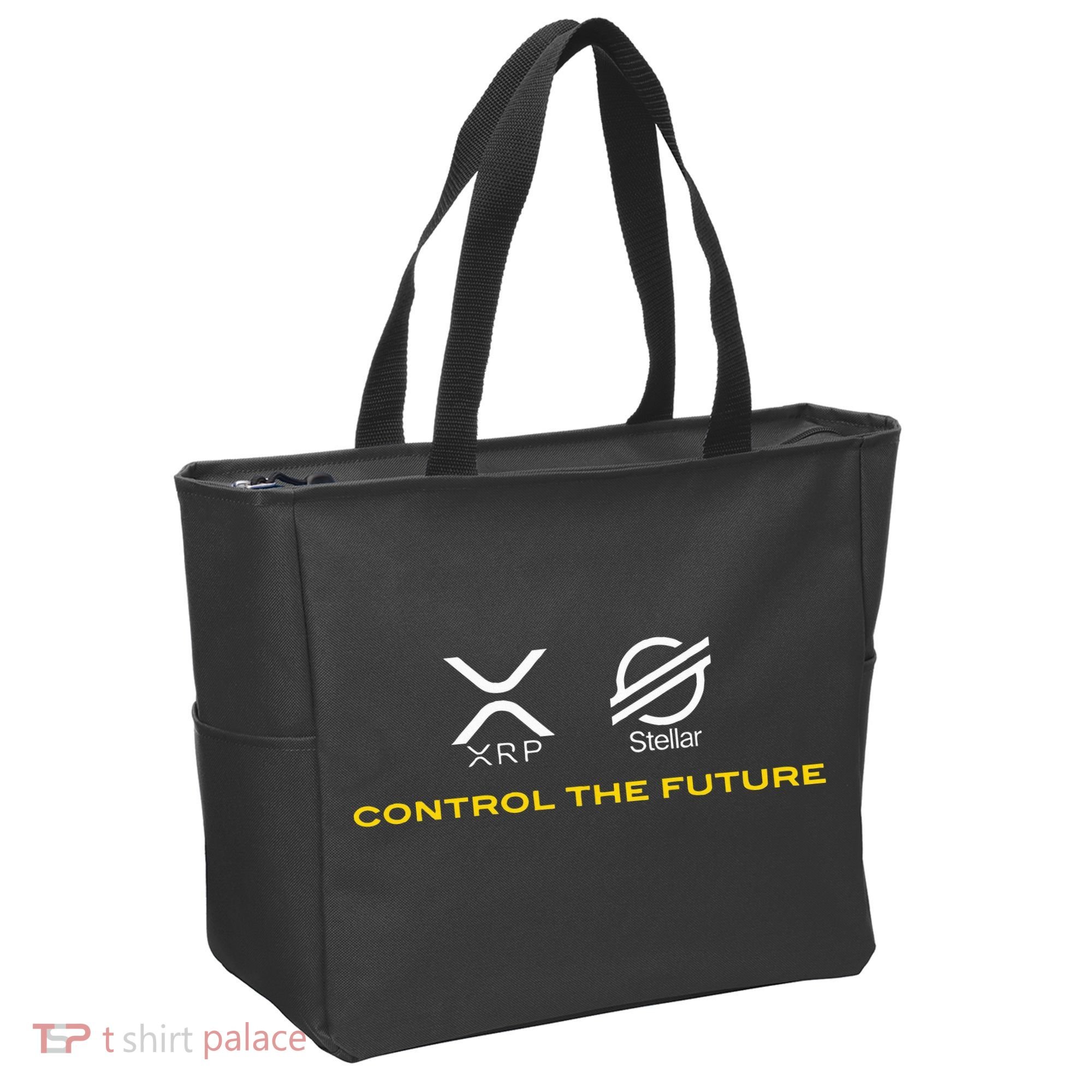 Cryptocurrency Xrp Xlm Coin Control The Future Tote Bag