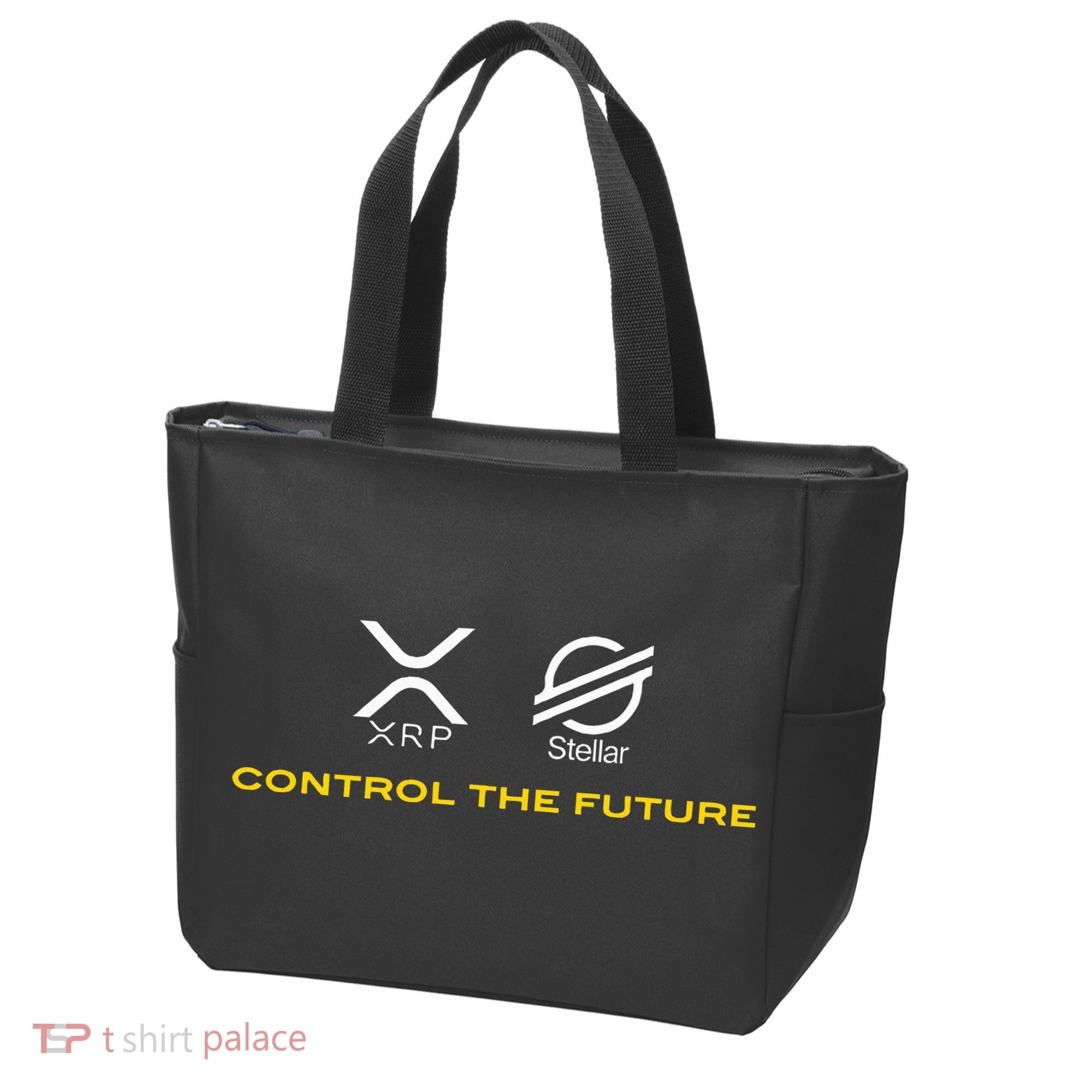 Cryptocurrency Xrp Xlm Coin Control The Future Tote Bag