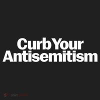 Curb Your Antisemitism Parody Golf Towel thumb 3