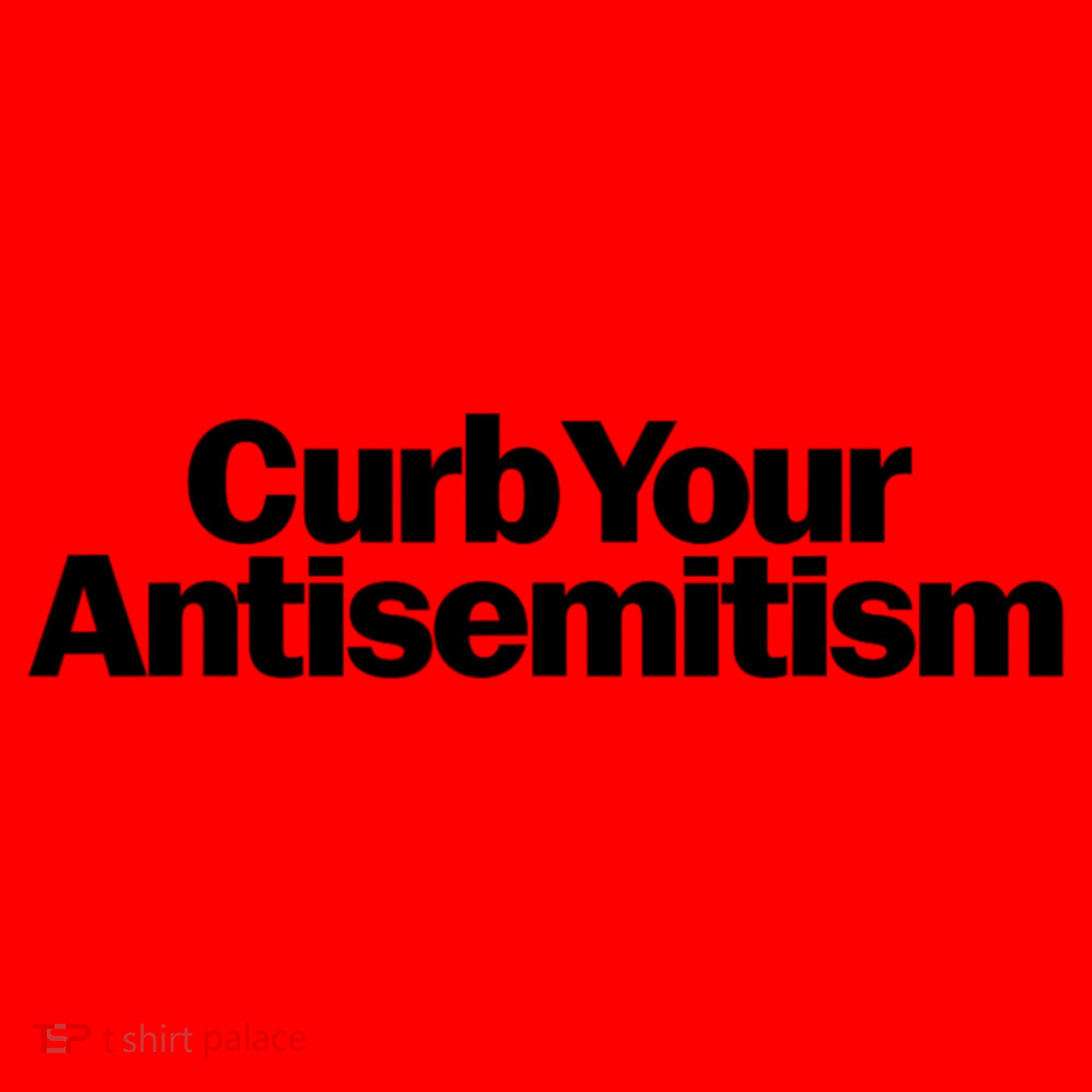 Curb Your Antisemitism Parody Santa Hat