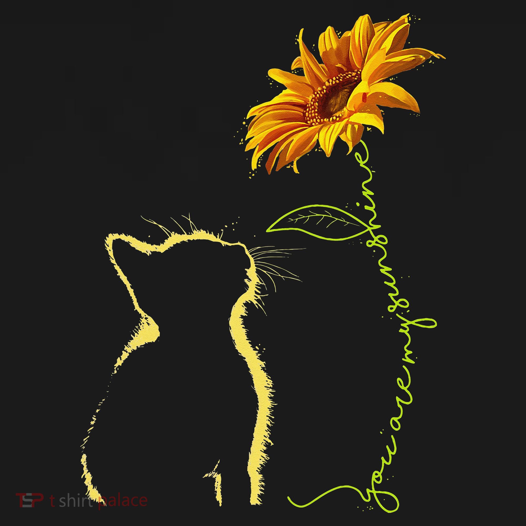 Cat You Are My Sunshine Sunflower Cats Lover Ornament