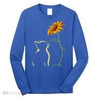 Cat You Are My Sunshine Sunflower Cats Lover Long Sleeve Shirt thumb 0