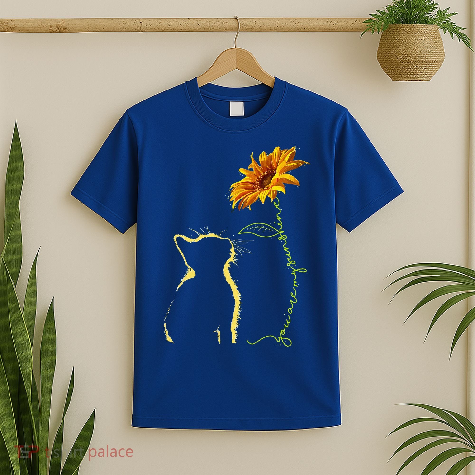 Cat You Are My Sunshine Sunflower Cats Lover T-Shirt