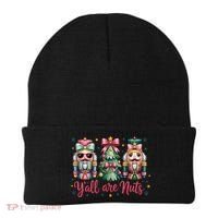 Christmas Y'all Are Nuts Nutcracker Funny X-Mas Beanie thumb 0