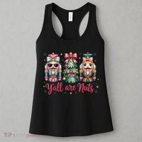 Christmas Y'all Are Nuts Nutcracker Funny X-Mas Women's Tank Top thumb 3