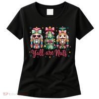 Christmas Y'all Are Nuts Nutcracker Funny X-Mas Women's T-Shirt thumb 0