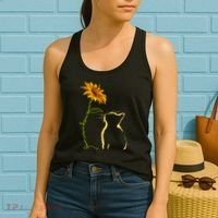 Cat You Are My Sunshine Funny Women's Tank Top thumb 2