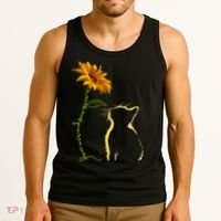 Cat You Are My Sunshine Funny Tank Top thumb 3