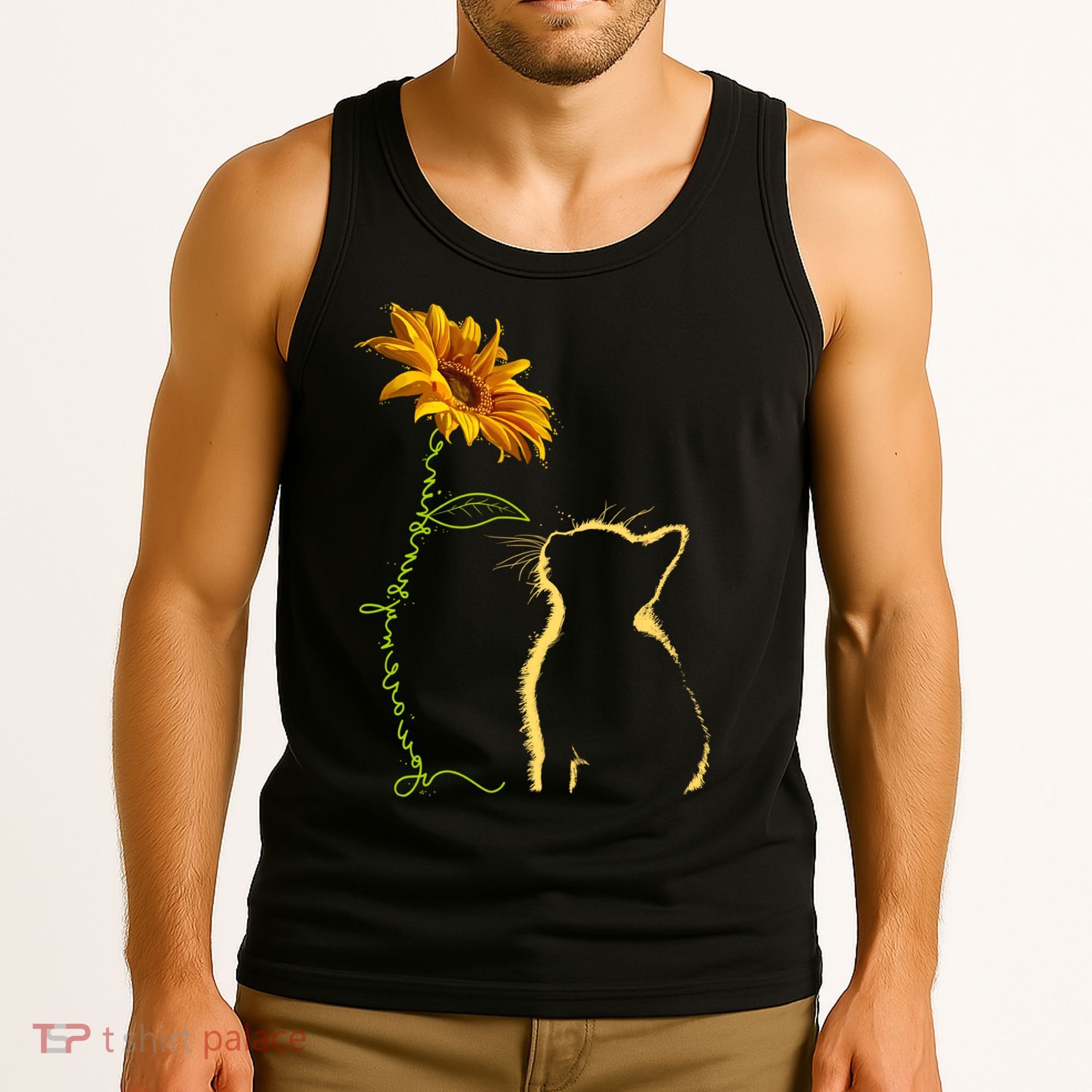 Cat You Are My Sunshine Funny Tank Top