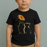 Cat You Are My Sunshine Funny Toddler T-Shirt thumb 2