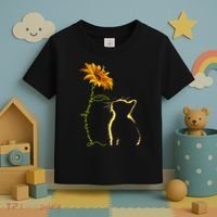 Cat You Are My Sunshine Funny Toddler T-Shirt thumb 3