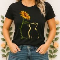 Cat You Are My Sunshine Funny Women's T-Shirt thumb 2