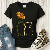 Cat You Are My Sunshine Funny Women's T-Shirt thumb 3