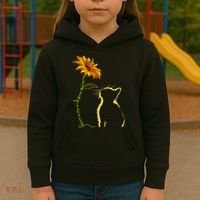 Cat You Are My Sunshine Funny Kids Hoodie thumb 3