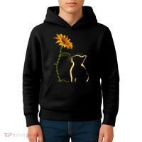 Cat You Are My Sunshine Funny Kids Hoodie thumb 4