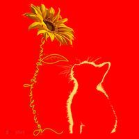 Cat You Are My Sunshine Funny Santa Hat thumb 1