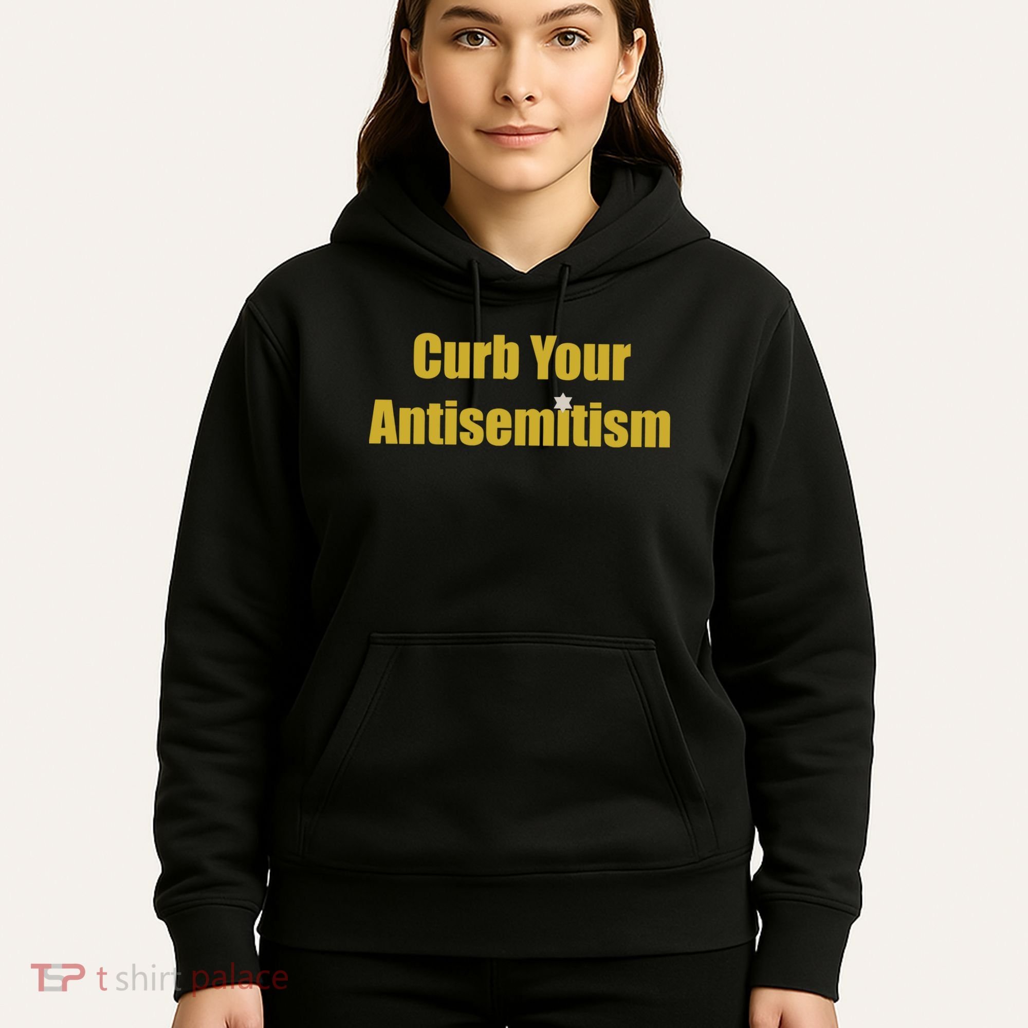 Curb Your Antisemitism Support Israel Hoodie