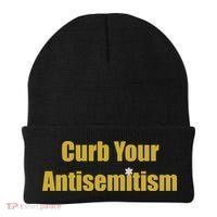 Curb Your Antisemitism Support Israel Beanie thumb 0