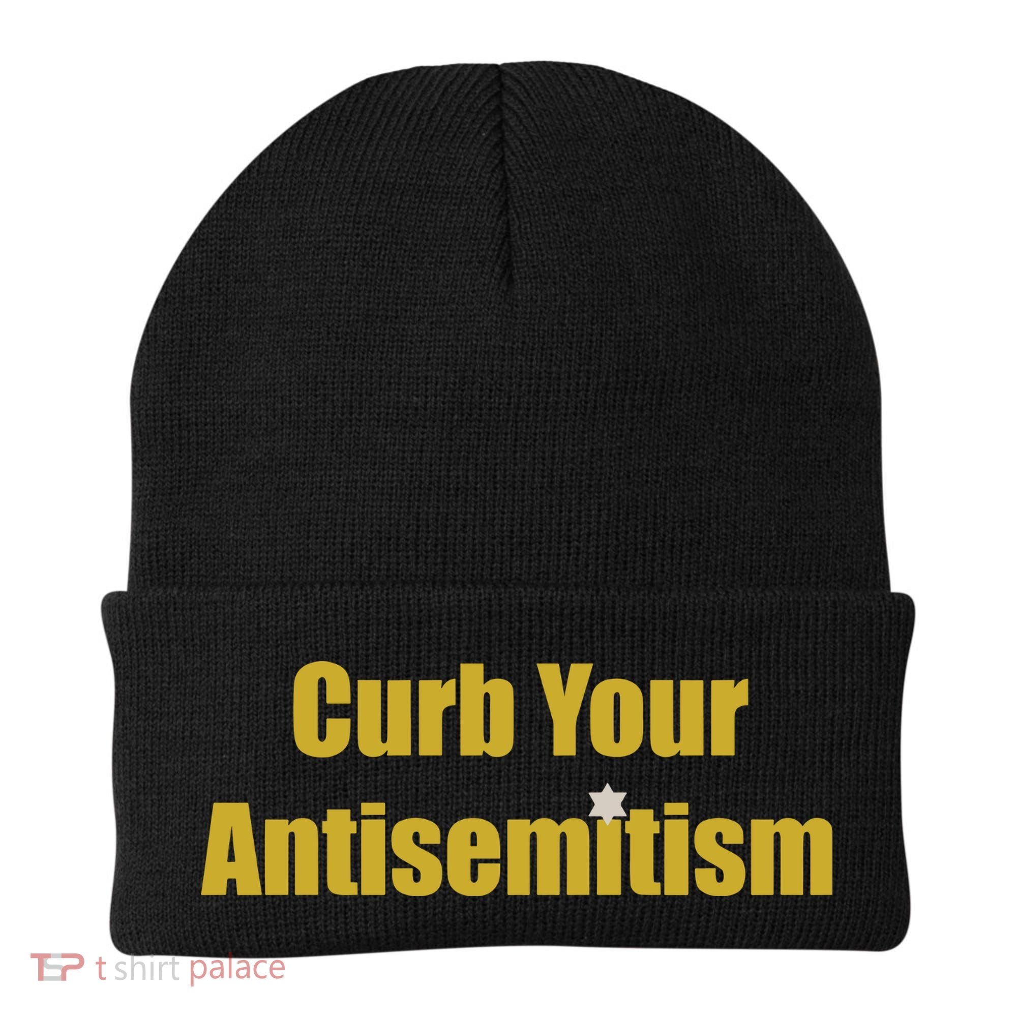 Curb Your Antisemitism Support Israel Beanie
