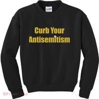 Curb Your Antisemitism Support Israel Kids Sweatshirt thumb 0
