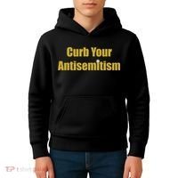 Curb Your Antisemitism Support Israel Kids Hoodie thumb 4
