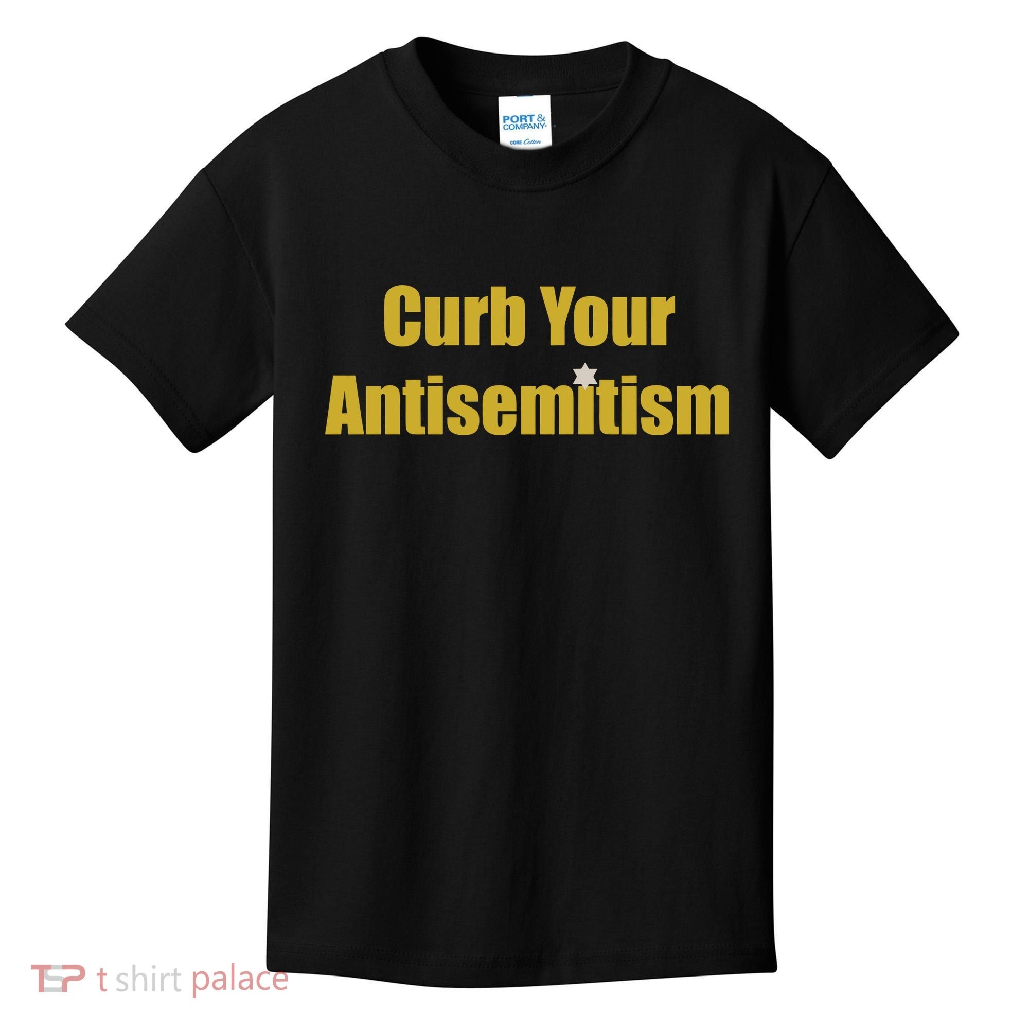 Curb Your Antisemitism Support Israel Kids T-Shirt