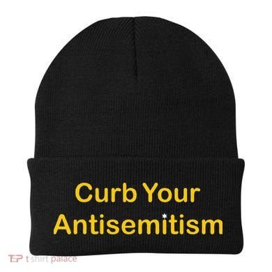 Curb Your Antisemitism Stand Against Hate And Discrimination  Beanie