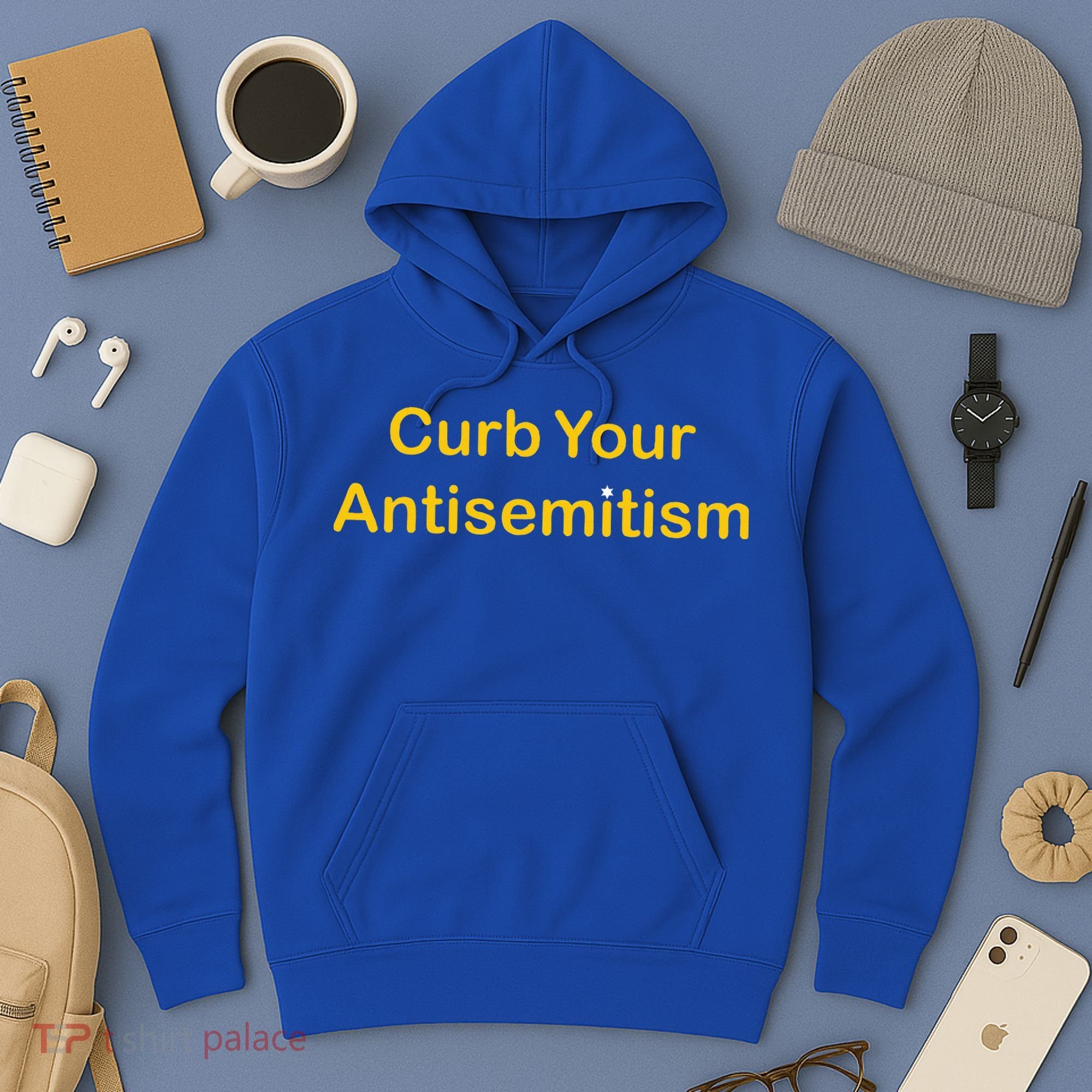 Curb Your Antisemitism Stand Against Hate And Discrimination  Hoodie