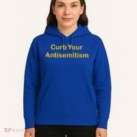 Curb Your Antisemitism Stand Against Hate And Discrimination  Hoodie thumb 5