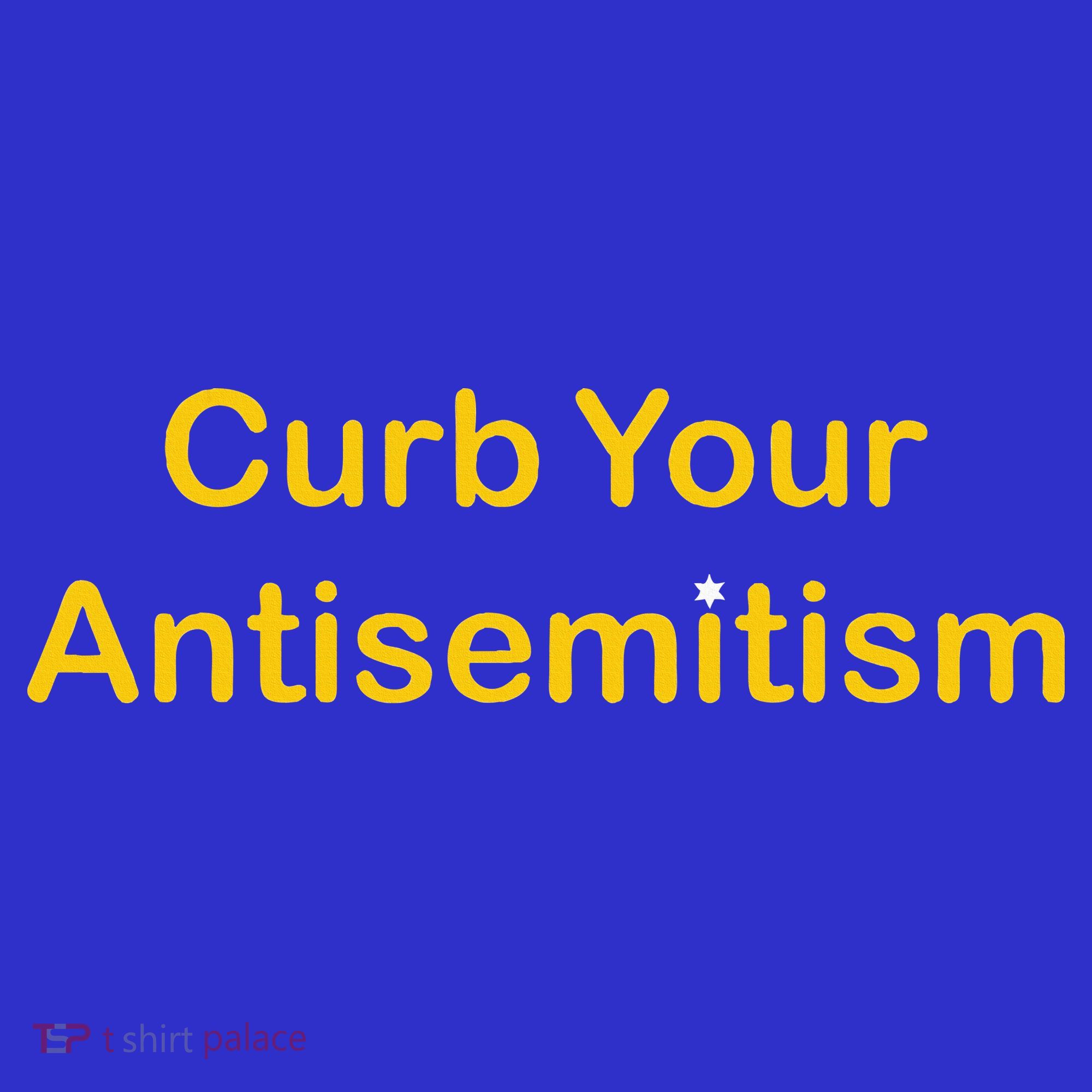 Curb Your Antisemitism Stand Against Hate And Discrimination  Sweatshirt