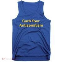 Curb Your Antisemitism Stand Against Hate And Discrimination  Tank Top thumb 0