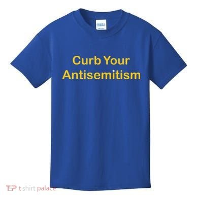 Curb Your Antisemitism Stand Against Hate And Discrimination  Kids T-Shirt
