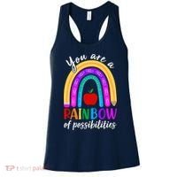 Cute You Are A Rainbow Of Possiblities Back To School Rainbow Women's Tank Top thumb 0