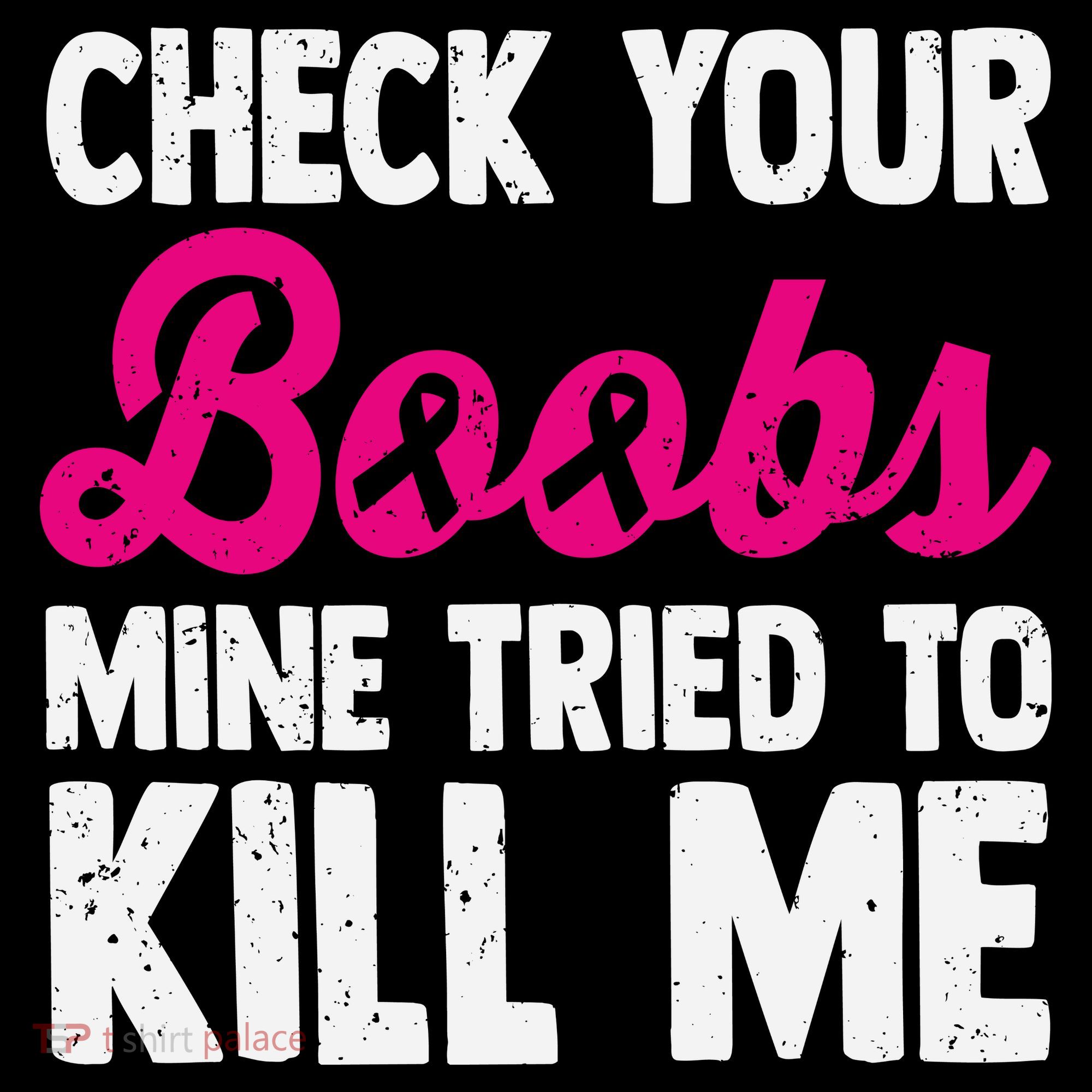 Check Your Boobs Mine Tried To Kill Me Coffee Mug