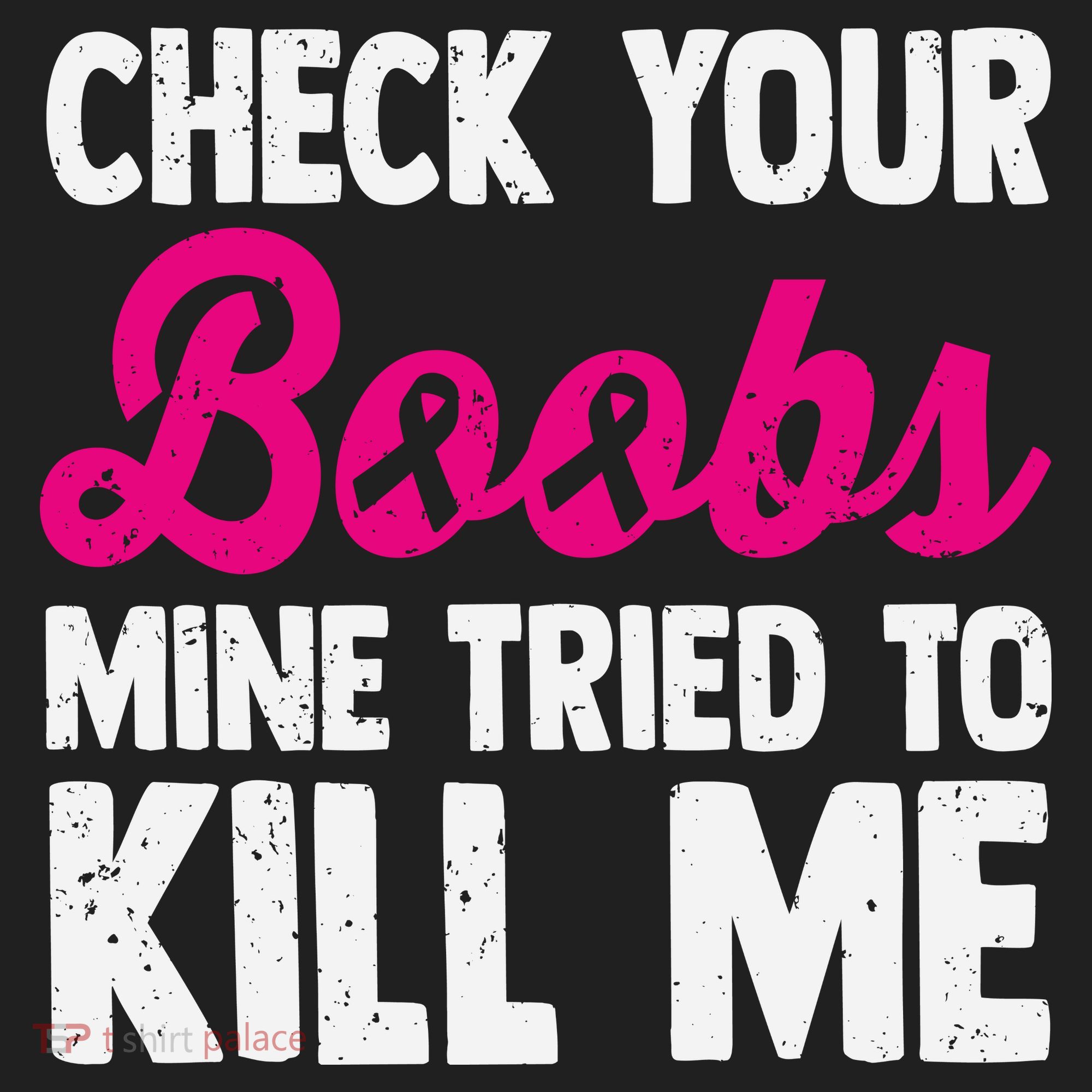Check Your Boobs Mine Tried To Kill Me Zone Performance Long-Sleeve T-Shirt