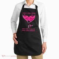 Check Your Boobs Mine Tried To Kill Me Breast Cancer Awareness Apron thumb 2