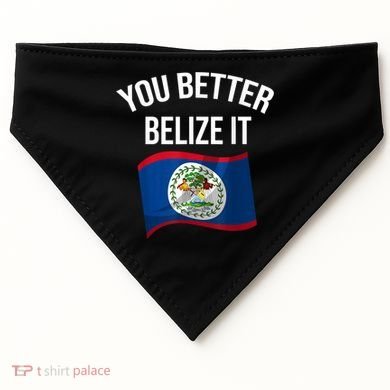 Cute You Better Belize It USA-Made Doggie Bandana